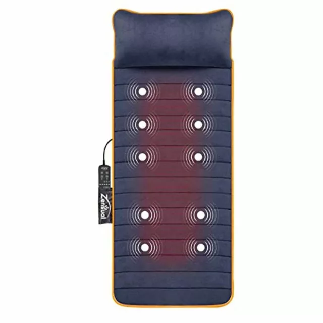 ZENSUAL HEATED MASSAGE Mat with 10 Vibrating Massage Motors 4