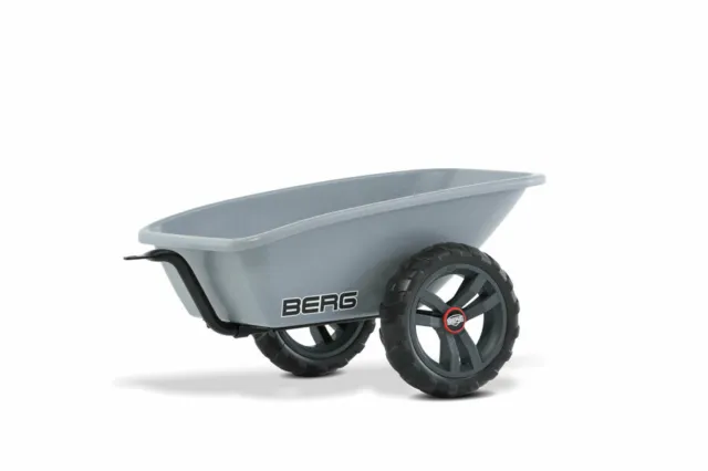BERG Grey Buzzy Trailer Go Kart Kids Pedal Bike Ride On Car Children Toy Wheels