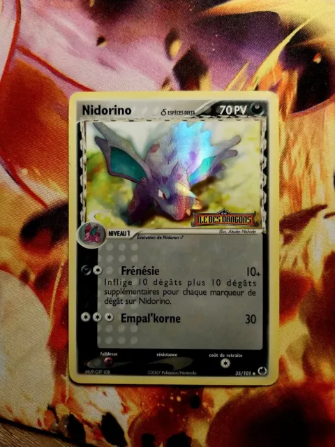 Nidorino 35/101 - Bloc Ex Île Des Dragons - Holographique
