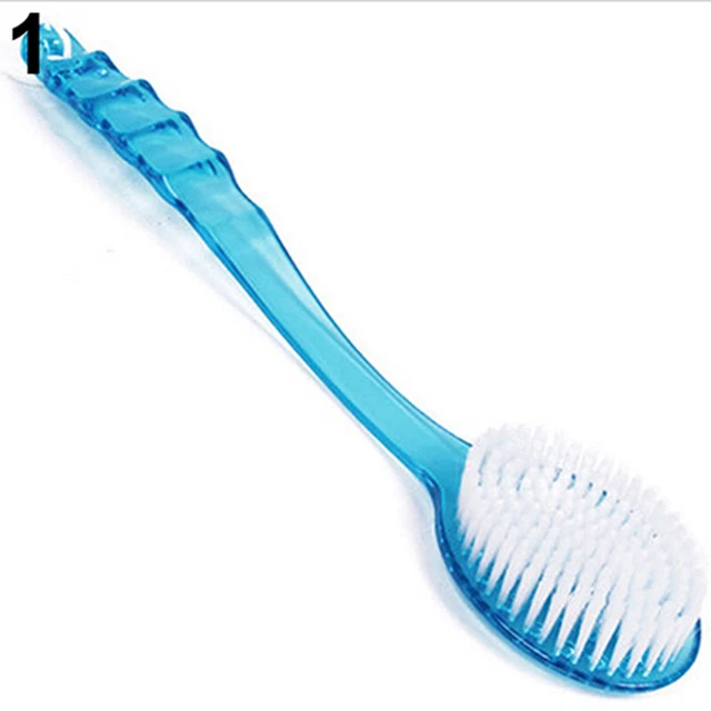 Cepillo de espalda de baño corporal de tallo largo Scrubber masajeador 90