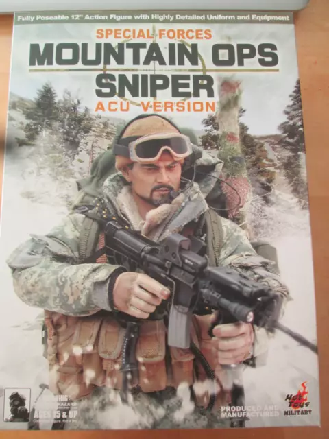 Hot Toys 1/6 Special Forces Mountain OPS Sniper ACU Version  NEU! OVP! TOP!