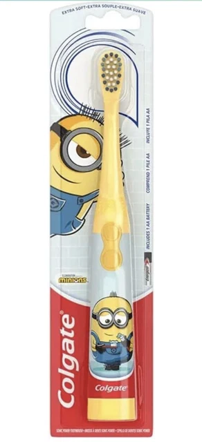 Colgate Minions Spazzolino Elettrico A Batteria Bambini Spazzolino Da Denti Bambini 3+