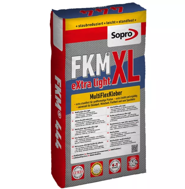 SOPRO FKM XL Multiflexkleber extra Light, 15 Kg