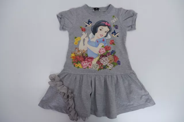 Monnalisa Girls Short Dress Age 5 Yrs Grey Disney print Short sleeve