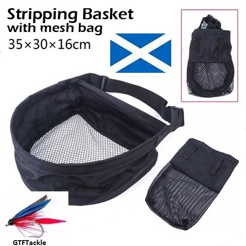 GTFTackle Fly Fishing Stripping Basket with Carry Bag