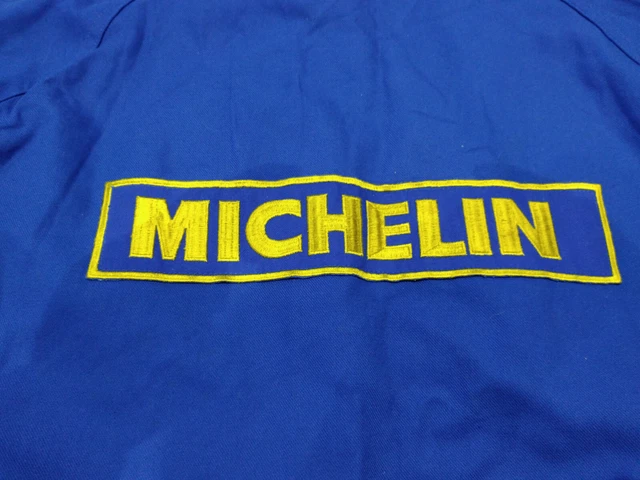 ANCIENNE VESTE BLEU De Travail Michelin Bibendum vintage Taille 58 EUR