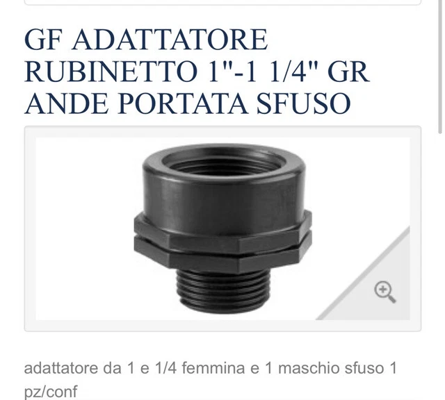 10 pezzzi Gf Adattatori Grandi