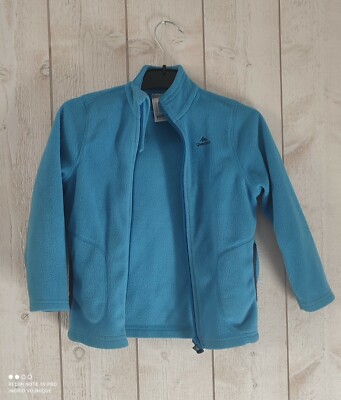 Veste polaire col zippé rouge DECATHLON QUECHUA Décathlon TBE !!!!!! Taille 14 ans 