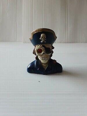 Skull Pirate Figure Art Gifts Decal Xmas Stocking Filler 4cm