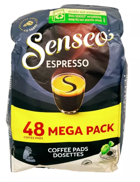 New Douwe Egberts SENSEO Coffee 48 Pods/Pads Espresso BEST BY 12/15/23
