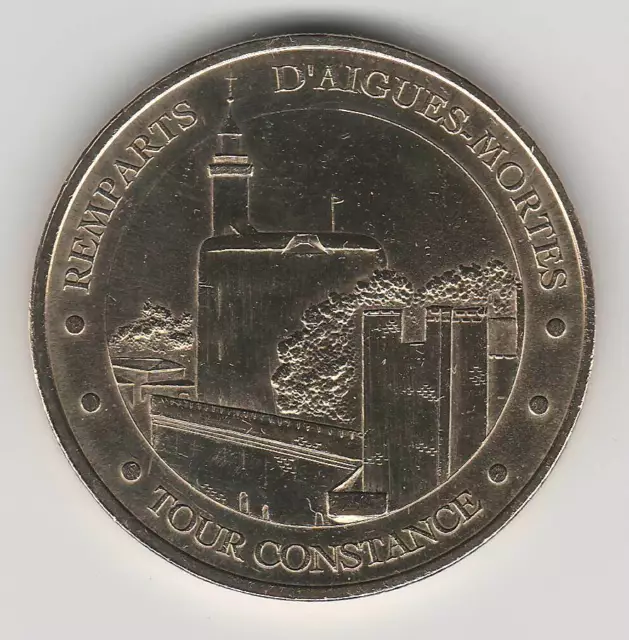 A 2005 Token Medaille Monnaie De Paris -- 30 220 N°2 Remparts D'aigues-Mortes