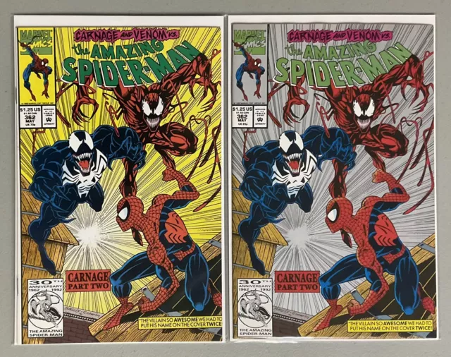 🔥MCU Keys🔥Amazing Spider-Man #362 1st & 2nd Prints (1989)🔥NM-(9.0-9.4)🔥