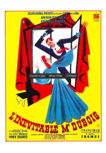 CP "L'inévitable Mr Dubois" - André Luguet