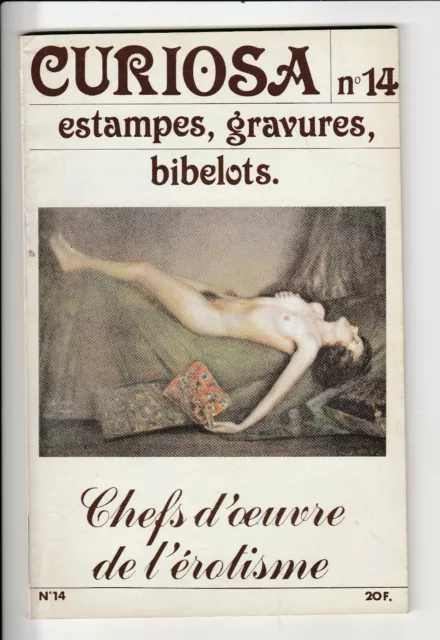 Curiosa #14 Chefs d'oeuvres érotisme photo ancienne fétichisme Prudhomme erotica