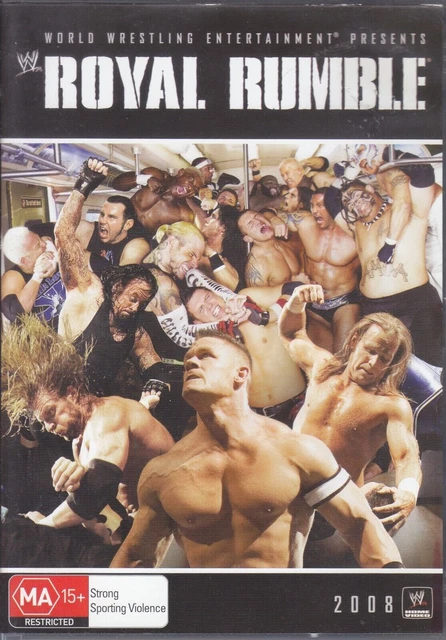 WWE ROYAL RUMBLE 2008 DVD 2008 NEW SEALED Region Wrestling