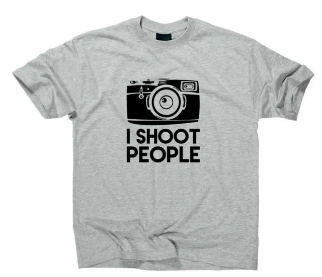 I Shoot People Photographer Funshirt Divertente T-shirt Fotografo Foto