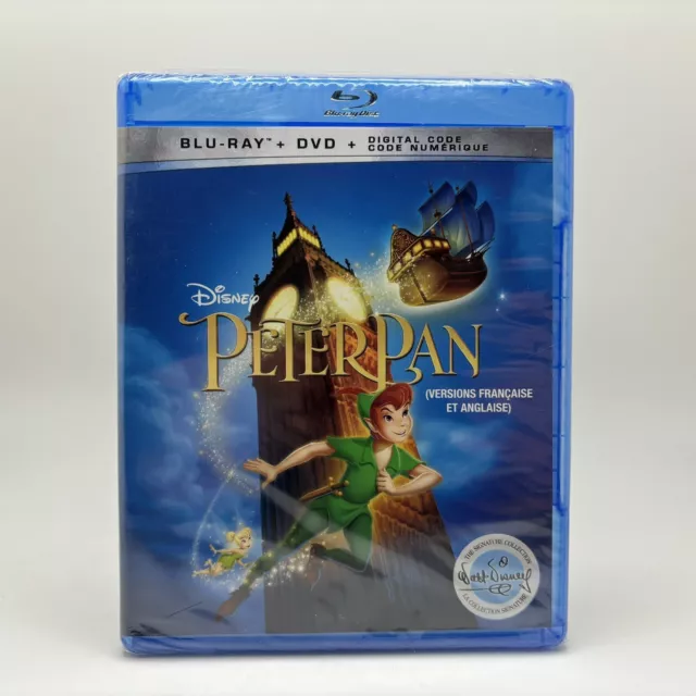 *SEALED* Disney Peter Pan Signature Collection Blu-ray + DVD + Digital Code 2022