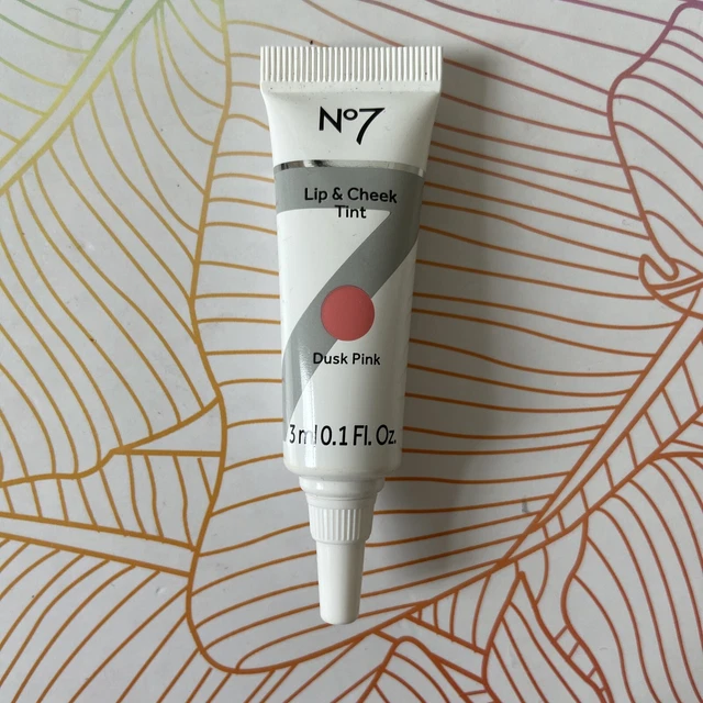 Botas No7 Labios y Mejillas Tinte en Oscuro Rosa 3ml Totalmente Nuevas