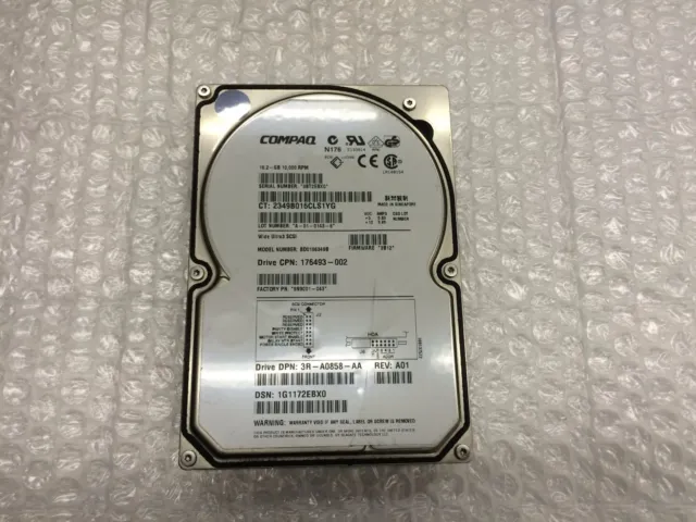 HITACHI DK32DJ-18MC 18.2GB Scsi Disk Drive Sca U160 10K EUR 25,00 -  PicClick IT