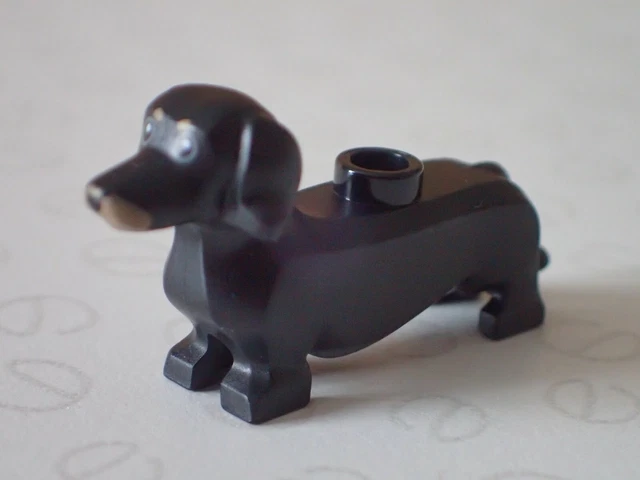 Lego dachshund 2025 minifigure