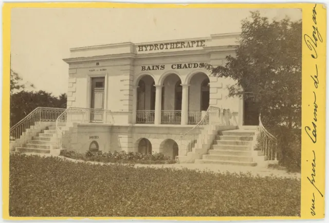 CDV circa 1870. Les Bains chauds de Royan (Charente-Maritime).