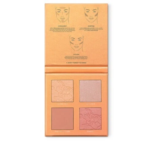 KIKO COSMETICS TUSCAN Sunshine Face Palette Blush Bronze Highlight New