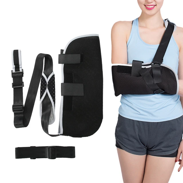 Arm Sling Shoulder Immobilizer Adjust Arm Support Brace Wrist Sprain ECA
