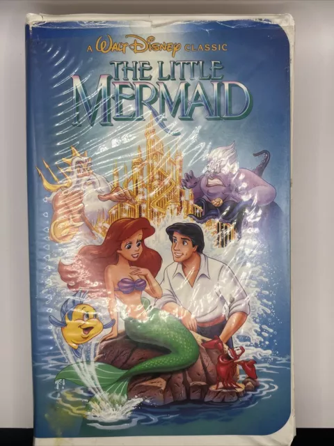 Walt Disney VHS The Little Mermaid  Black Diamond Classic Banned Cover