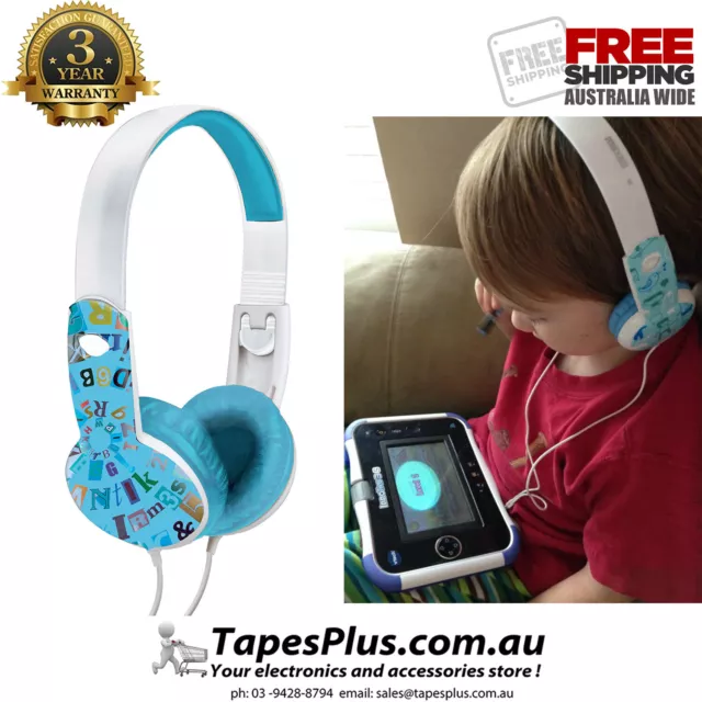 Boys Girls Childs Kids DJ Stereo Headphones iPad 2 3 4 Air iPad mini / iPod MP3