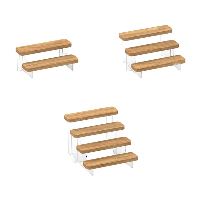 Portabicchieri Da Parete In Legno Naturale, Espositore Per Tazze Da Caffè, Grande Capacità Fino A 20 Tazze, Scaffale Per Soggiorno E Cucina