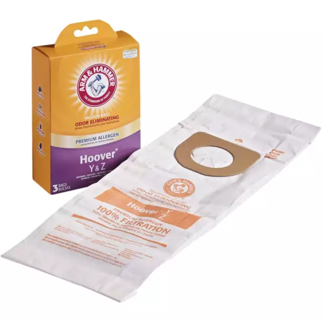 Arm & Hammer Hoover Type Y&Z Premium Allergen Vacuum Bag (3-Pack) 67978HQ Arm &