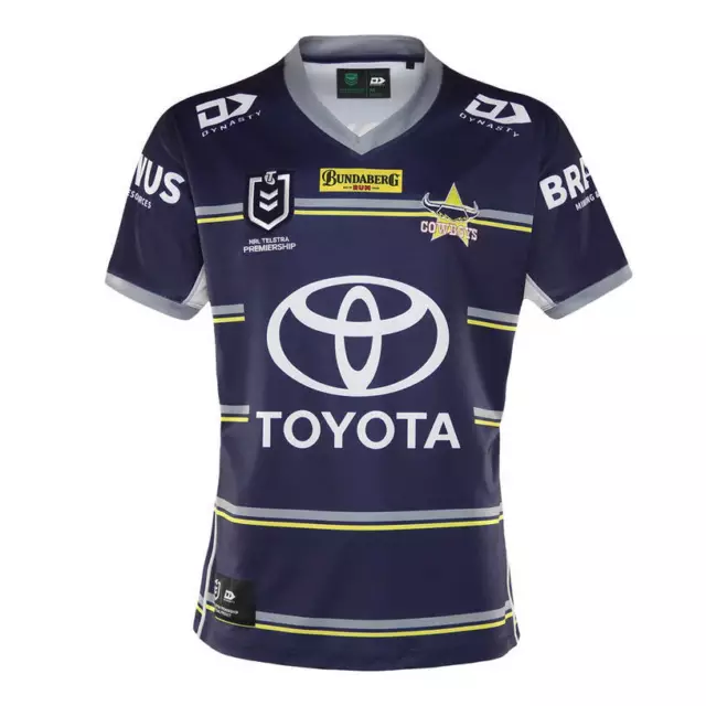 North Queensland Cowboys Home Jersey Sizes Small - 3XL Navy NRL Dynasty 21