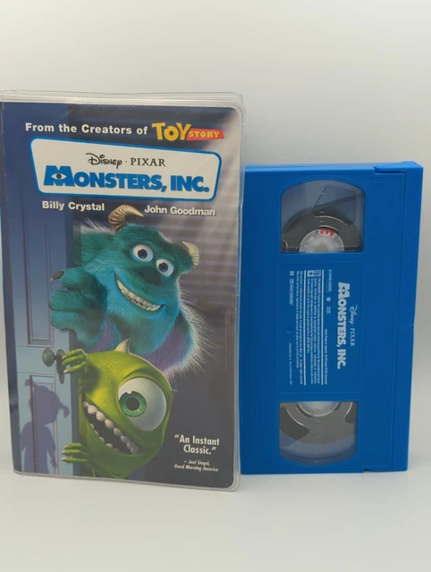 DISNEY - PIXAR Monsters, Inc. 2002 [VHS] Blue Tape £11.90 - PicClick UK