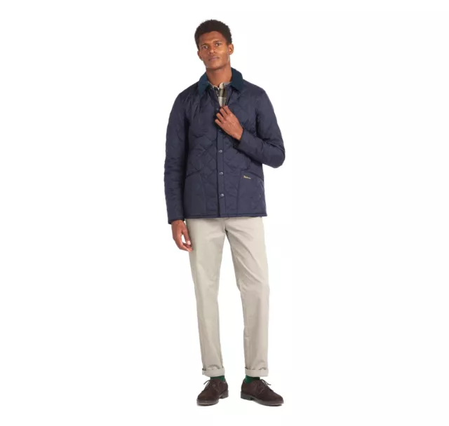 BARBOUR Giacca trapuntata Barbour Heritage Liddesdale Quilt MQU0240NY92  Navy 2