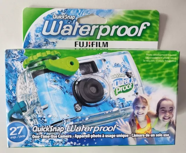 Fujifilm 1201407 Quick Snap Waterproof Disposable Camera 27 Exposures