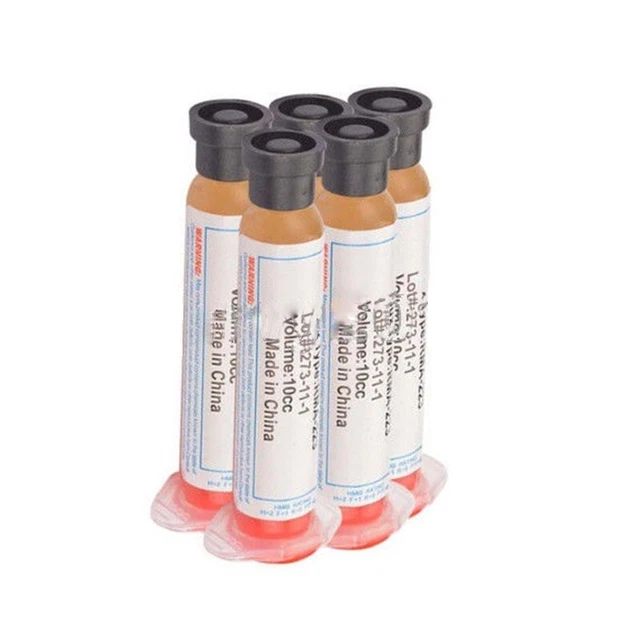 5 pièces joint pâte à souder haute intensité flux 10cc pour circuit imprimé