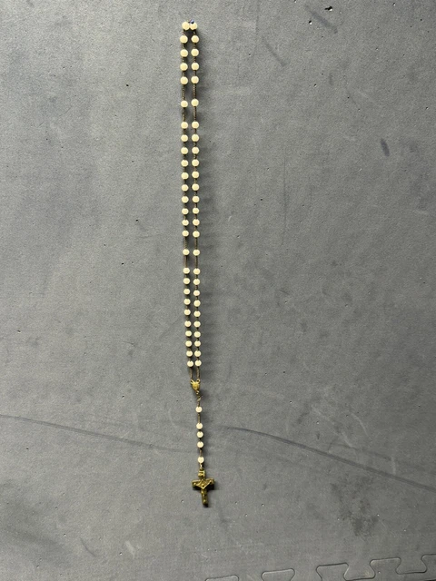Collier En Bronze émaillé Bleu Avec Perles De Verre - Fait Main En France - Neuf Avec étiquettes
