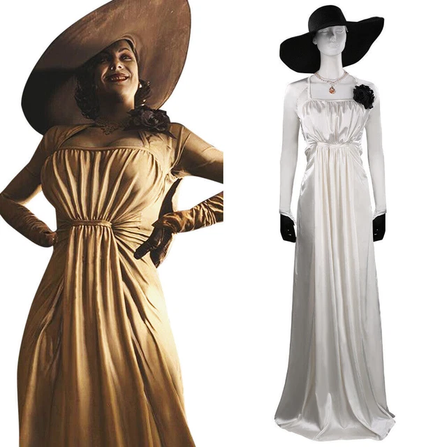 RESIDENT EVIL 8 Village Alcina Dimitrescu Cosplay Costume Halloween ...