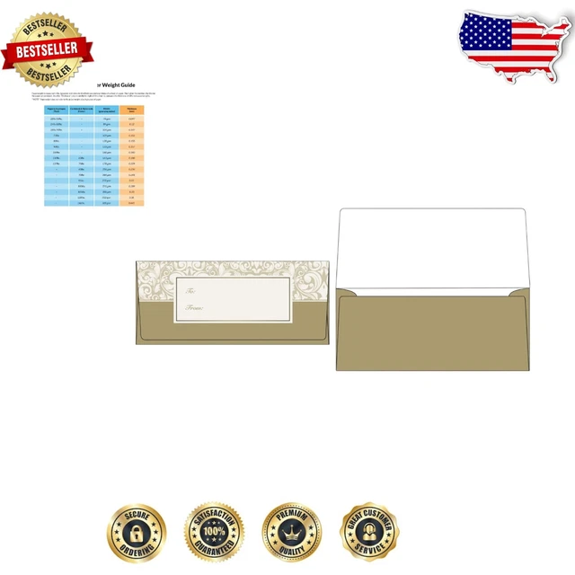 100 Pack Coin Envelope #1 Color Envelopes 2.25"×3.5" 10 Assorted Colors
