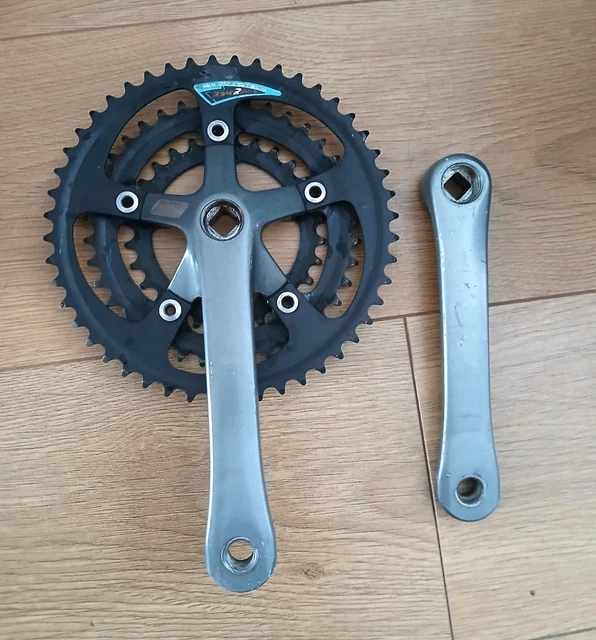 Pedivela de Bicicleta MTB Shimano FC-TY301 175mm 24/34/42 Ponta Quadrada
