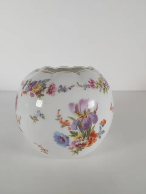 Dresden Style German Porcelain Vase 3