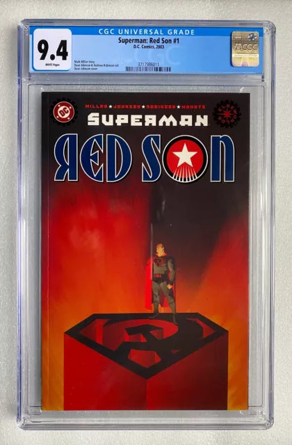 Superman Red Son #1 Cgc 9.4 Mark Millar 2003 Dc Movie