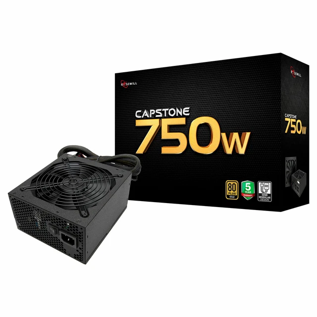 Rosewill CAPSTONE 750M 750W Semi-Modular Power Supply (80 PLUS GOLD Certified)