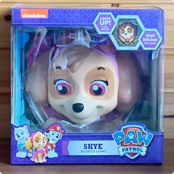 PAW PATROL NIGHT Light Skye Shape Led Light Kawaii Bedside Lamp