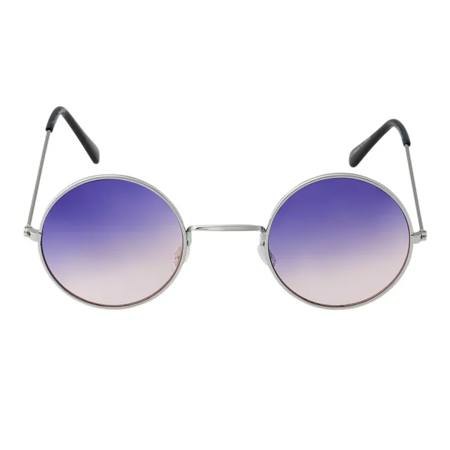 Small Purple to Pink John Lennon Style Round Sunglasses Adults Men Women Glasses 3