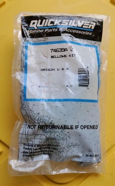 NOS Quicksilver Shift Actuating Cable Bellows Assembly 74639A2