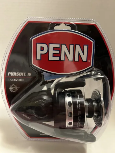 PENN Pursuit IV Spinning Reel Kit, Size 6000, Includes Reel Cover Fishing