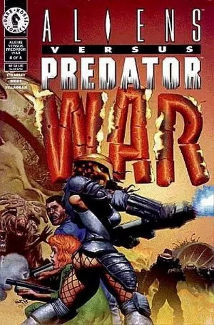 Aliens vs Predator: War (1995 Ltd) #   4 Near Mint (NM) Dark Horse MODERN AGE CO
