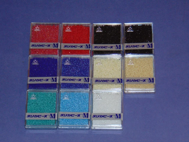 Miyuki Delica 10/0 DBM Seed Bead Variety Vintage Lot of 11 Sealed Packs NOS