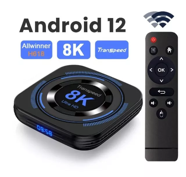 8K/4K Android 12 TV Box - Dual Wifi, Voice Control, HDR10+ | Hot Buy!